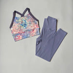 SET STAMP/ TOP + LEGGINS