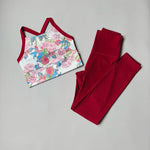 SET STAMP/ TOP + LEGGINS