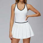 JUMPER/ FALDA PLIZADA